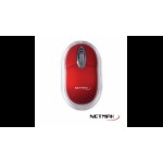 Mouse Netmak M01 USB Rojo Luminoso - NM-M01R