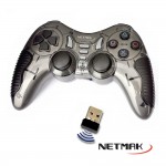 Gamepad Netmak 3en1 PS3/PS2/PC Inalámbrico - con Batería rec