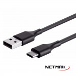 Cable USB Netmak 1.5m USB-A 3.1 a USB-C 3.0 - NM-C99
