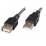 Cable USB 2 Mts De Extension M - H